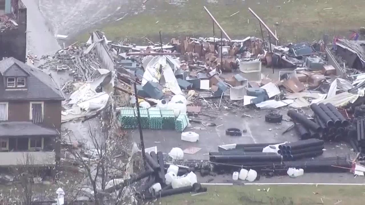 The National Weather Service has just confirmed an EF-1 tornado hit Uniontown Thursday night. These are some aerial photos of the aftermath.   