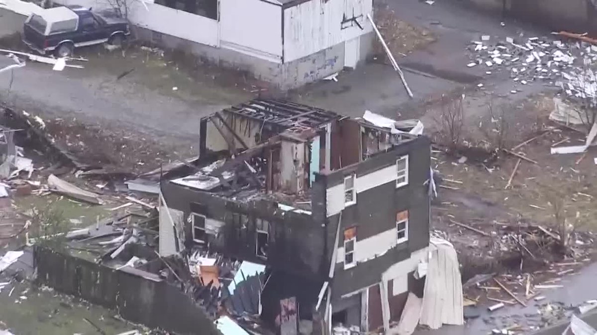 The National Weather Service has just confirmed an EF-1 tornado hit Uniontown Thursday night. These are some aerial photos of the aftermath.   