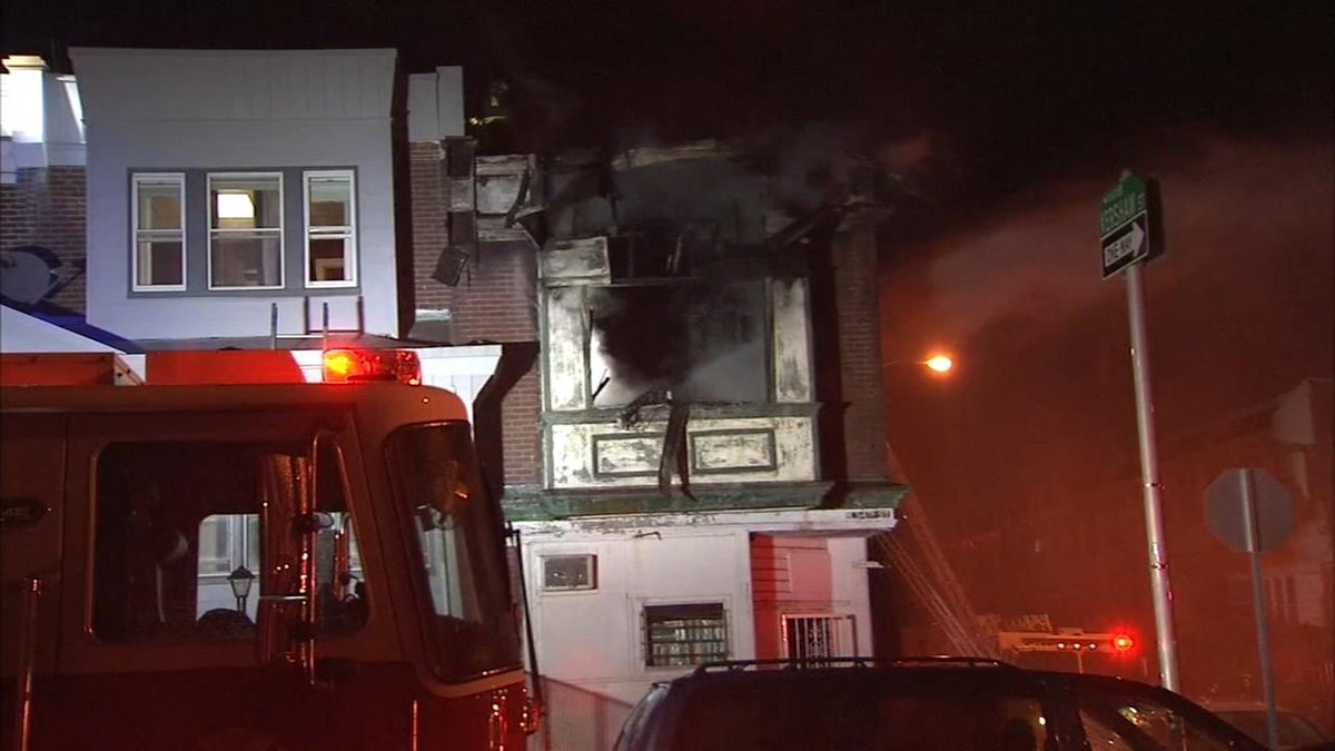 One person was injured in a fire in the Parkside section of Philadelphia. It happened around 4:30 a.m. Monday on the 1300 block of North 54th Street. Fire crews say they encountered heavy flames when they arrived.