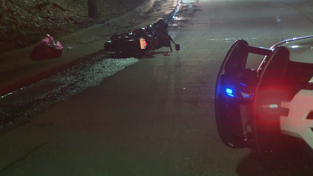 A motorcycle driver is in critical condition after an accident with a vehicle on the 400 block of Woodruff Street Thursday night. The motorcycle was heading northbound on Woodruff Street when he apparently crossed into oncoming traffic and collided with a car