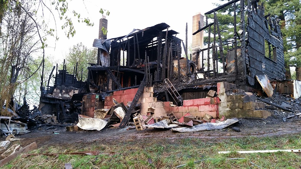 One person was killed in a fire that destroyed a Washington County home early Monday morning