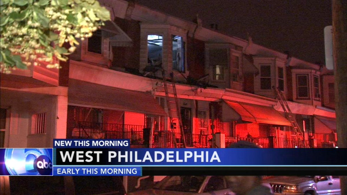 Fire damaged a row house in West Philadelphia. The blaze broke out at 2 a.m. Tuesday in a second floor bedroom at a home on the 200 block of North Wilton Street.