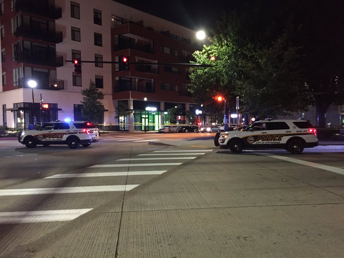 Heavy police presence in East Liberty overnight after shots were fired near the 1600 block of Penn Ave