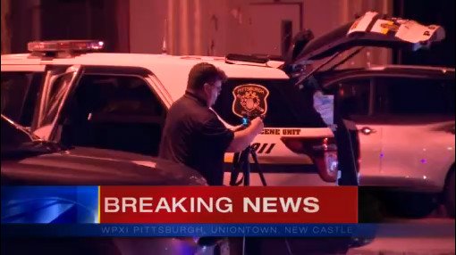 A shooting outside a bar in Pittsburgh’s East Hills neighborhood left two people hospitalized