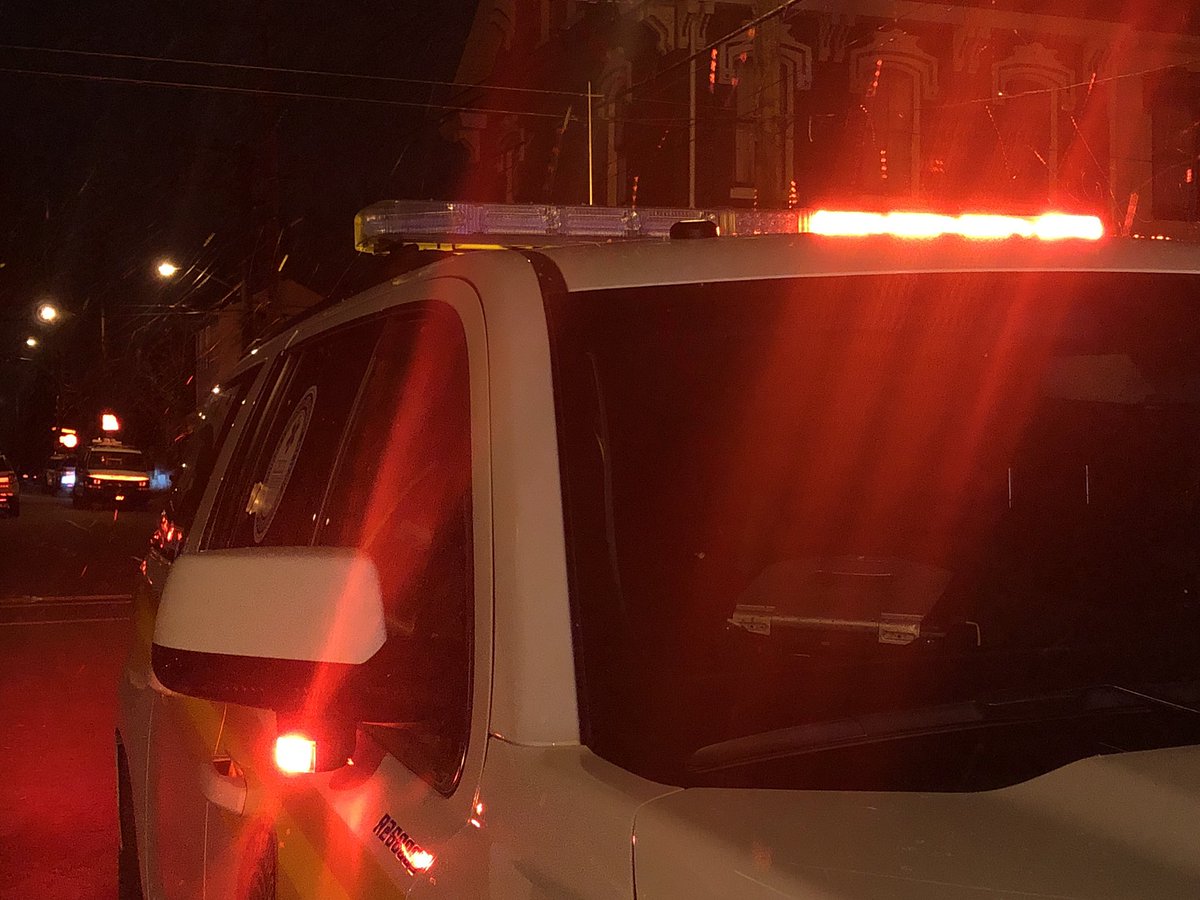 2 people are in the hospital after getting shot. A neighbor told us she heard at least 10 shots