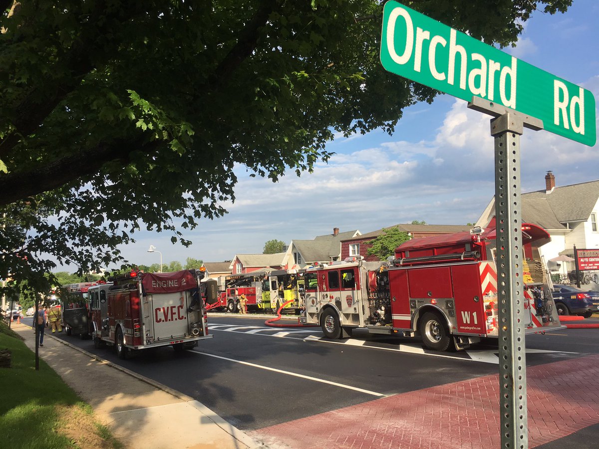 Fire at 500 West Chocolate Ave. in Hershey. Emergency crews say it started around 6:45am. Dozens of firefighters on scene. Police say 422 is closed from University to Cocoa Ave. 