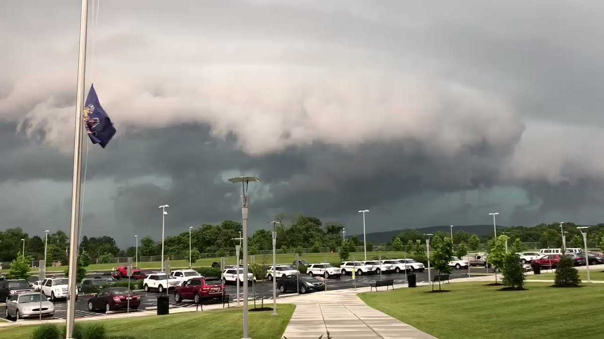 Harrisburg: These dark clouds rolled in quickly at PEMA HQ