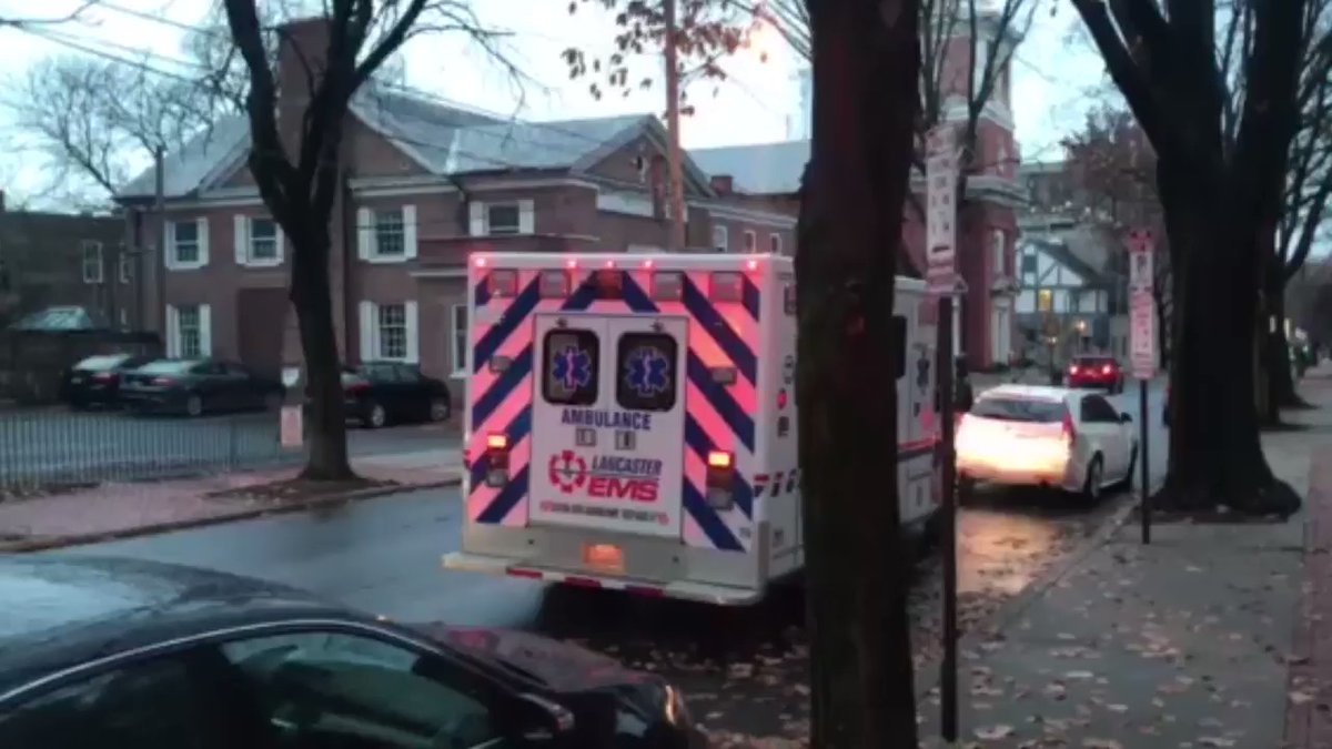 One person was taken to the hospital after a crash Monday morning in Lancaster.