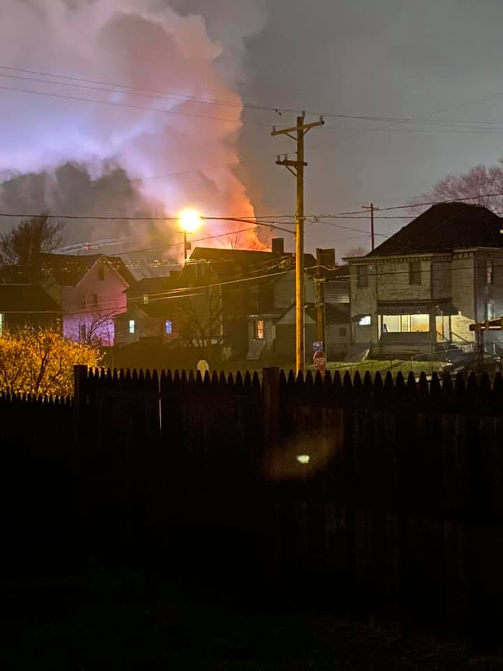 2 people were burned and 1 has smoke inhalation from the fire in Rochester, the fire chief told me. The State Police Fire Marshal is working to figure out what started the fire