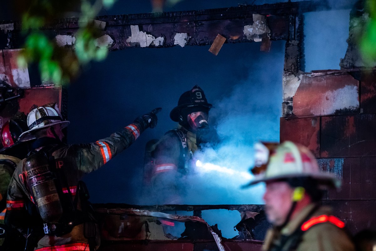 Scenes from a fatal house fire with one dead on the 3000 block of Lark Drive in West Manchester Township, which broke out just minutes before midnight Tuesday night. 