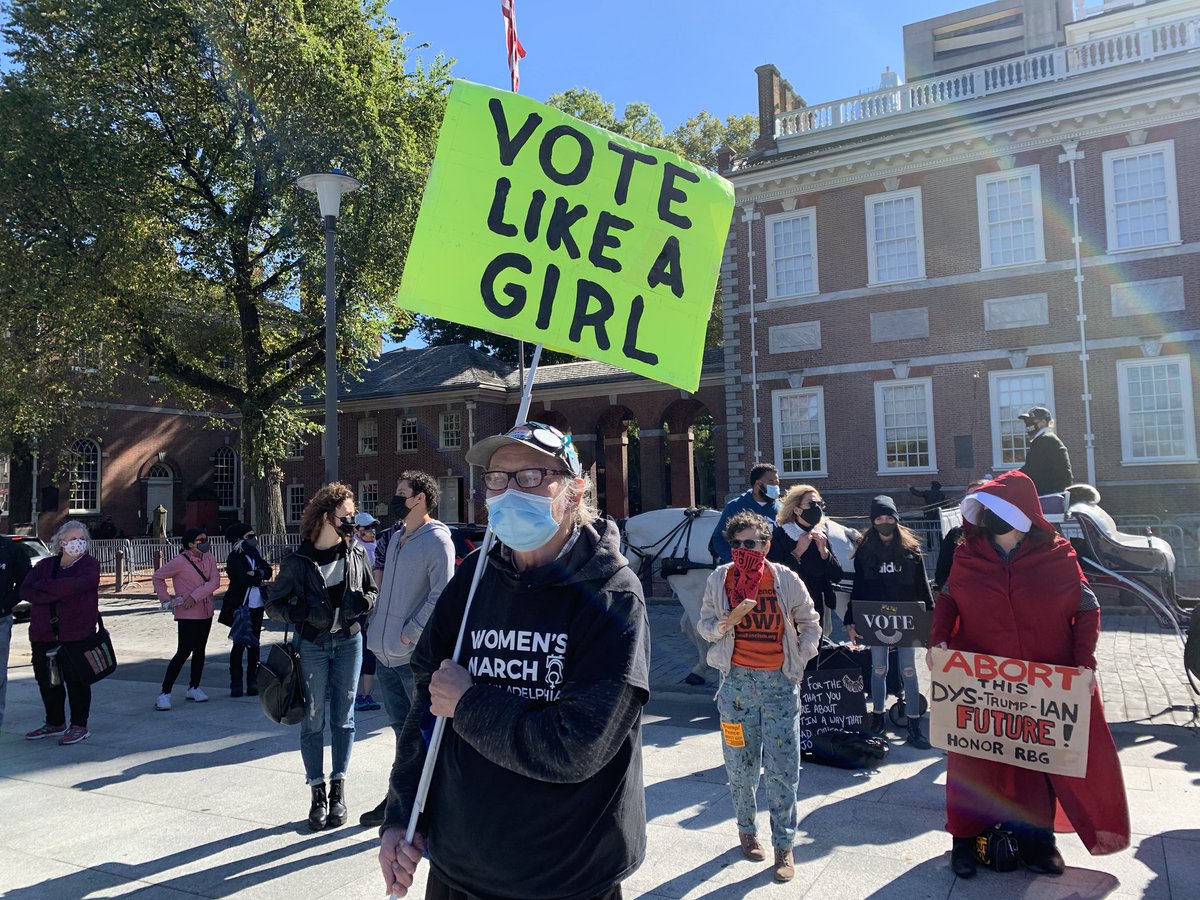 WomensMarch protest photos Philly 2020elections