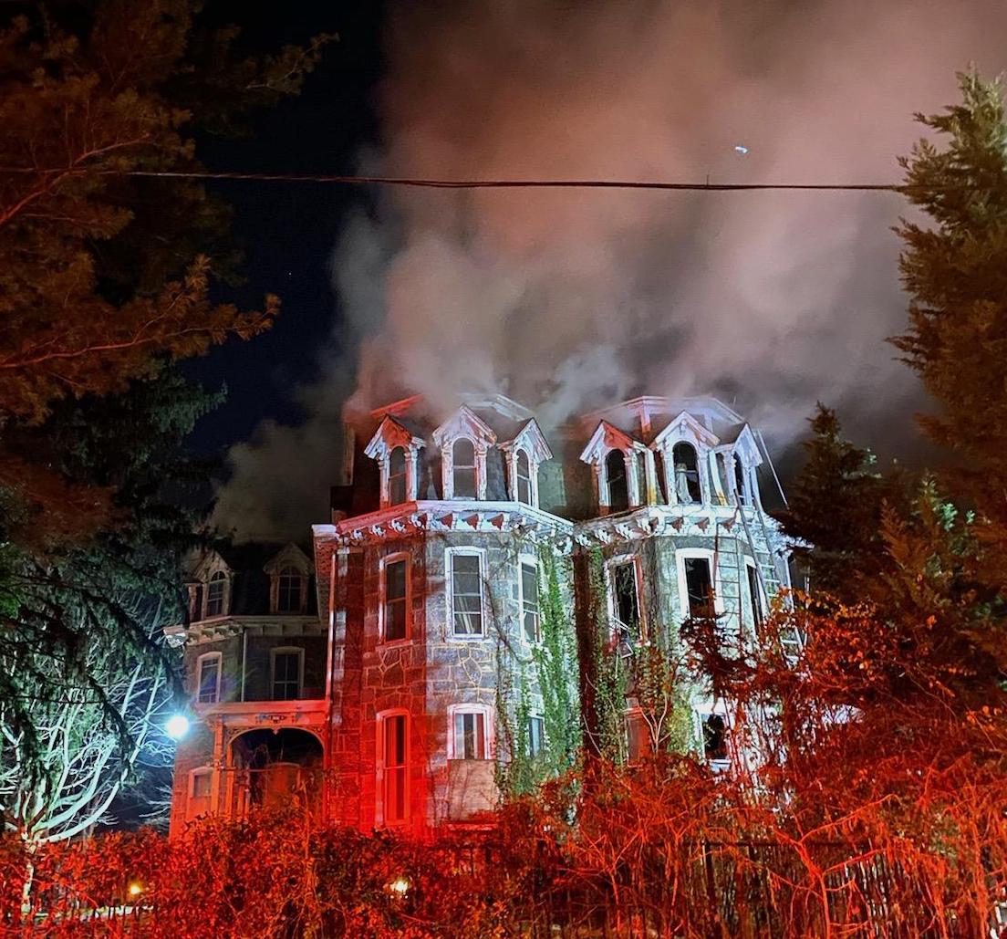 About 100 PFD members responded this morning to a 2-alarm fire in East Germantown. Companies arrived shortly after 5 a.m. to find smoke showing from the home; the 2nd alarm was struck about an hour later. The fire was placed under control at 6:43 a.m