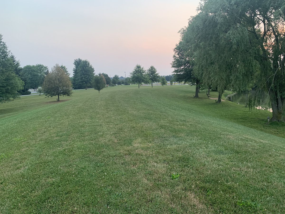 Fatal shooting investigation underway at Cousler Park. Investigators are clearly looking for/processing evidence in a parking lot/ basketball court area