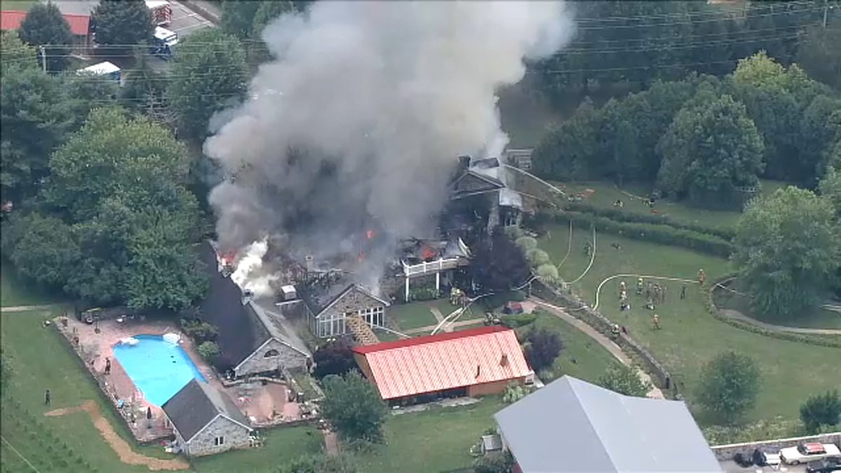 Explosion on the 400 block of Hibernia Road. in West Brandywine Township, Chester County