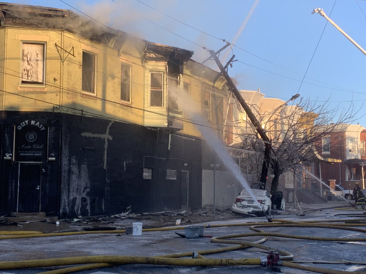 More than 150 people are currently without power after a car crashed into a utility pole and caused a fire, according to fire officials on scene.  Office of emergency management is checking to be sure families are able to stay warm