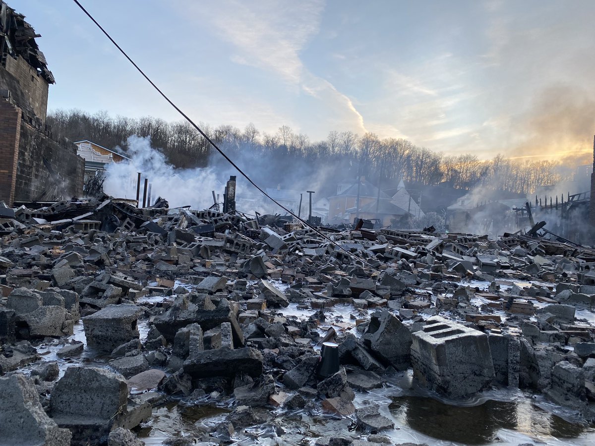 Here are daylight photos of just SOME of the devastating damage left behind from the Kittanning fire 