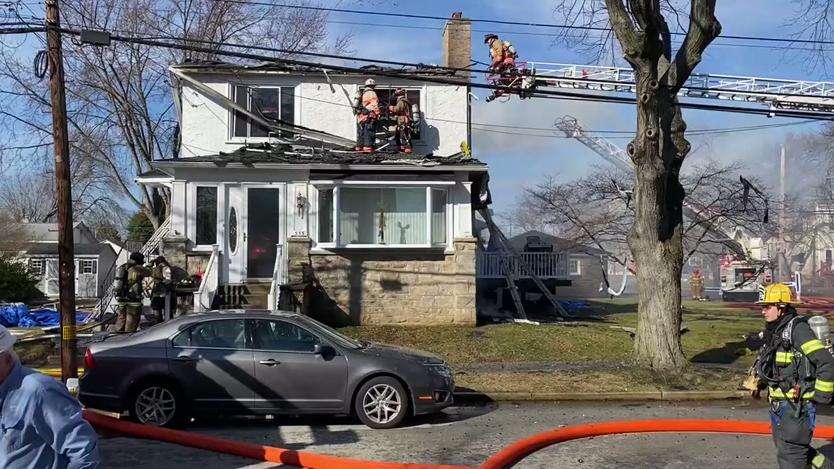 Ridley Twp., Delaware Co. 300 Gorsuch St Fire in the roof area of a 2 story house