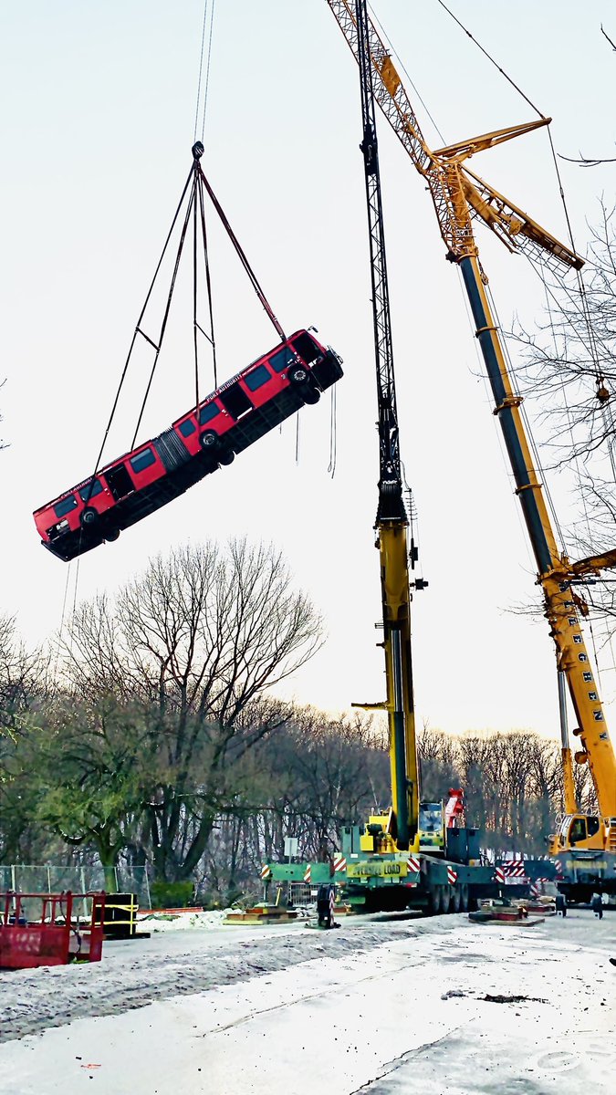 A tremendous job by those who lifted the bus out of the ravine. It was pure precision & safety from start to finish. Not every day one sees a flying bus over Frick Park. What makes it more special is the fact that no one lost their life during the bridge collapse. PGH PROUD