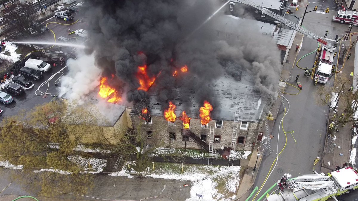 Video from Ambler 3 Alarm Fire