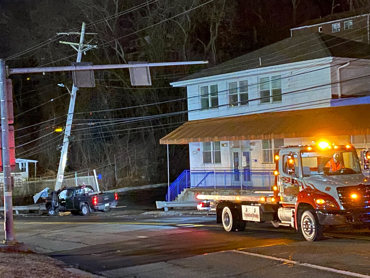 A truck crashed into a pole on Corliss Street in Elliott. Duquesne Light says around 250 customers are without power as a result of the crash