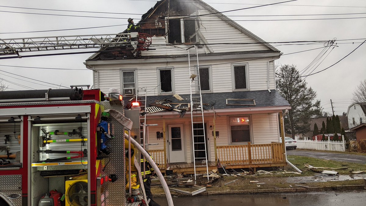 Firefighters battle 2nd alarm blaze at double block on Regal Street in Korn Krest, Hanover TWP