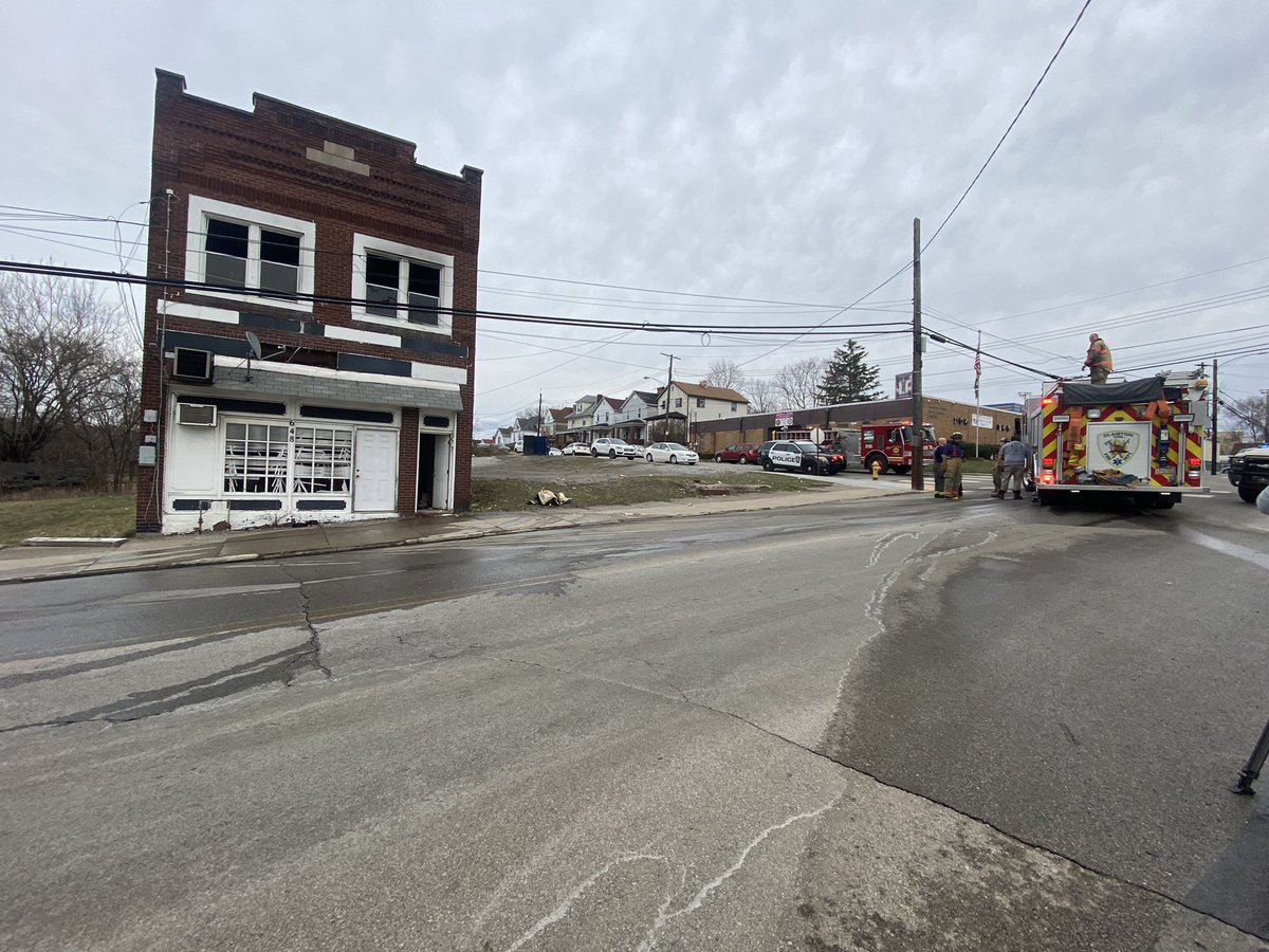 Allegheny Co. Fire Marshal on scene investigating a fire in the 600 block of Miller Ave in Clairton.   Fire Marshal says the building was vacant for an extended period of time. No utilities were connected. No injuries reported.  