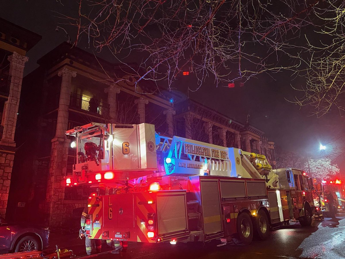 2nd Alarmers last night responded to 47th & Locust St providing rehab support at this apartment building fire