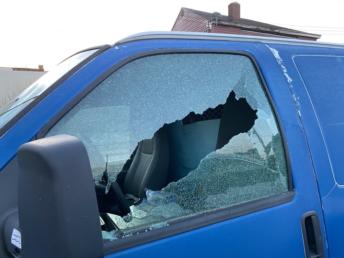 Here's what it looks like in a parking lot outside of the Airbnb building