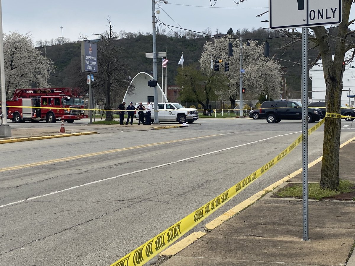 Active scene just off of Lysle Blvd in McKeesport. About two blocks closed down due to a reported shooting. Police looking at multiple evidence markers along 6th Avenue