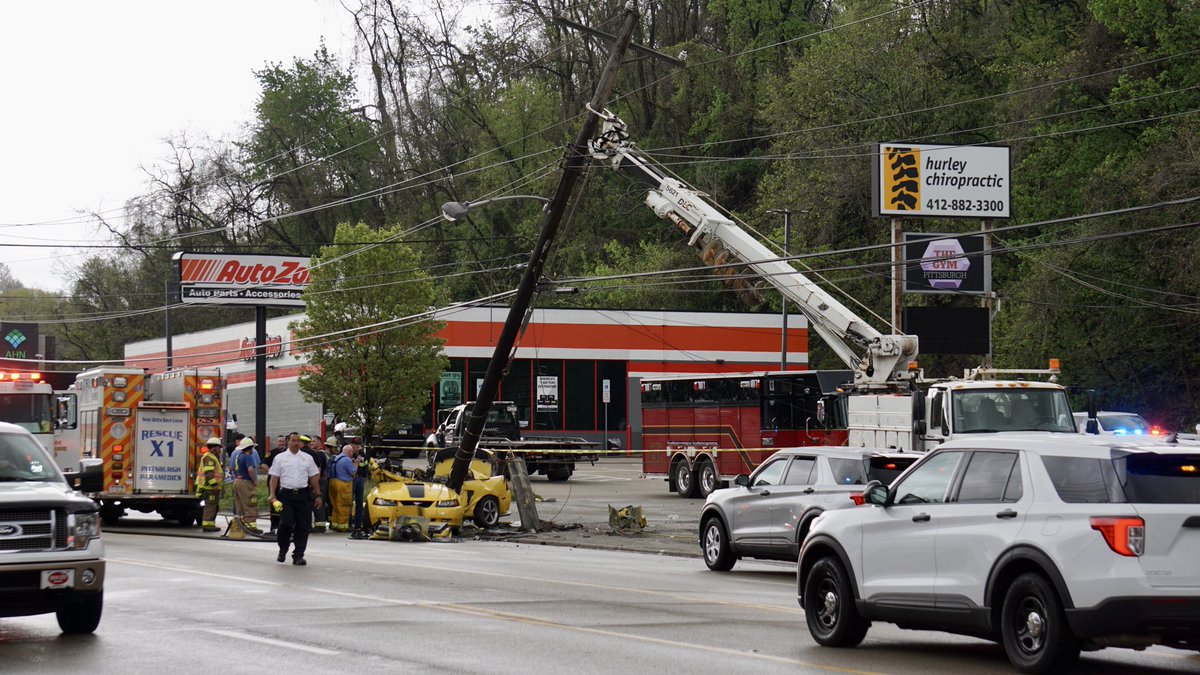 Accident - the 2800 block of Rt51 southbound in Whitehall still closed while police investigate this accident that injured two