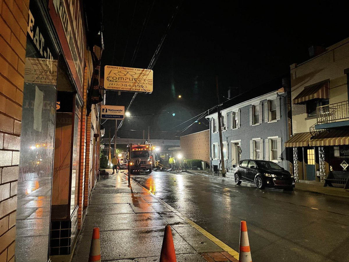 Elizabeth Borough police discovered a water main break on 2nd Avenue early this morning. About 20 people and 7 businesses are impacted by this. At least one home was evacuated.