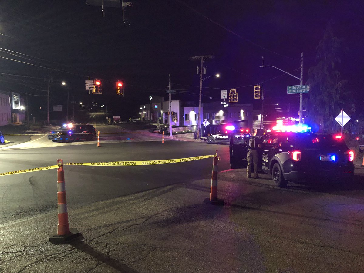 Bethel Park Police say an officer was struck by a car while on duty tonight. This is on Bethel Church Rd. The driver has been taken into custody.  This is the second Bethel Park officer hit by a car this month