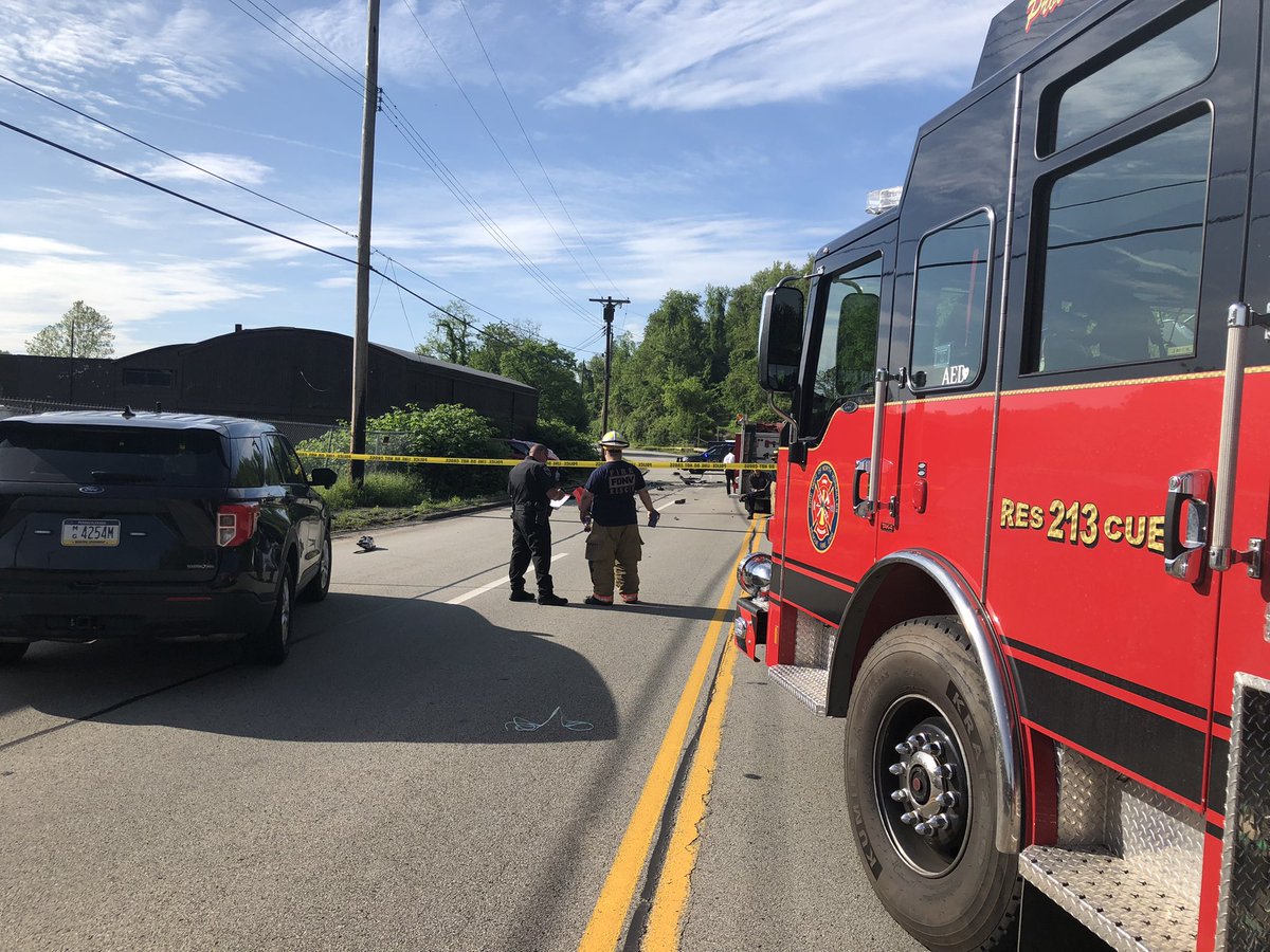 East Pittsburgh McKeesport Boulevard near Ault Street in North Versailles still closed following fatal accident. Two vehicle accident happened around 6 am. 1 person died. 1 person taken to the hospital