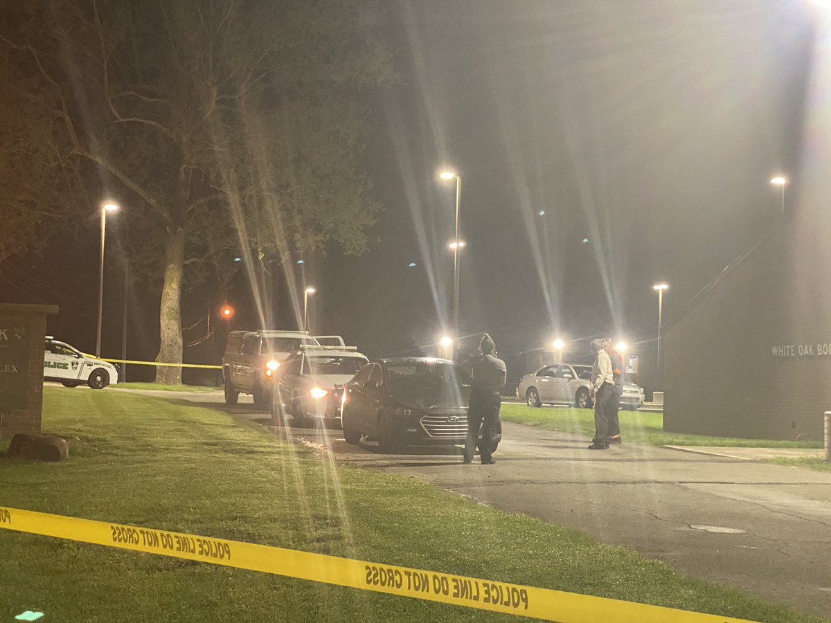 Police say a suspect turned himself into White Oak Police 15 minutes after a deadly shooting in Versailles.  When officers responded to the scene, they found a man shot and killed inside of a vehicle.  Here's what it looks like at the police station now