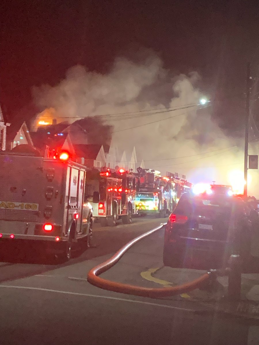 A house fire in Armstrong County appears to be spreading. This is 5th Avenue in Ford City. 