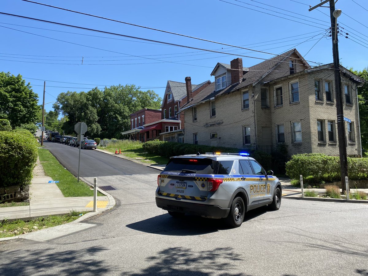 Pittsburgh police say SWAT was called to a home on Cornwall Street in Garfield for an armed male barricaded inside a home. Police say the male just surrendered to police without incident