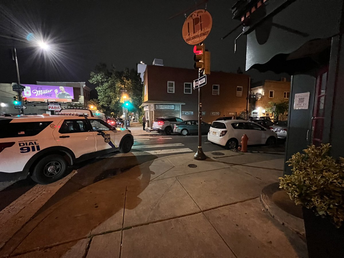 @PhillyPolice are investigating a crash at 15th and Pine in Center City that is connected to a shooting. Police sources say this is a road rage incident and the person who crashed is the offender who allegedly fled after the incident.  