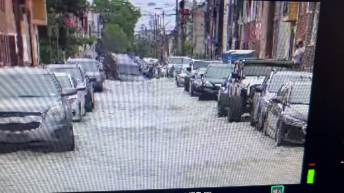 Massive Water Main Break at 4th & Berks in North Philly.