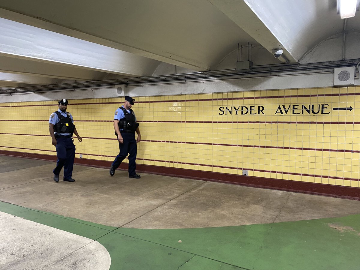 Officers with @PhillyPolice are searching for the man who raped a 40-year-old woman at gunpoint on a bench at the @SEPTA train station at Broad St. & Snyder Ave. around 4:45 this morning. The gunman threatened her boyfriend and ordered him not to intervene