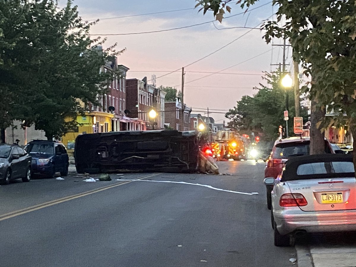 Crews are on the scene of a rollover crash at 17th and Regina Streets in Harrisburg. We're told the coroner is responding. 