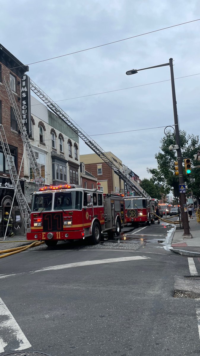 2nd Alarmers on location at 4th & South St. 2nd Alarm was struck for this commercial property fire. 