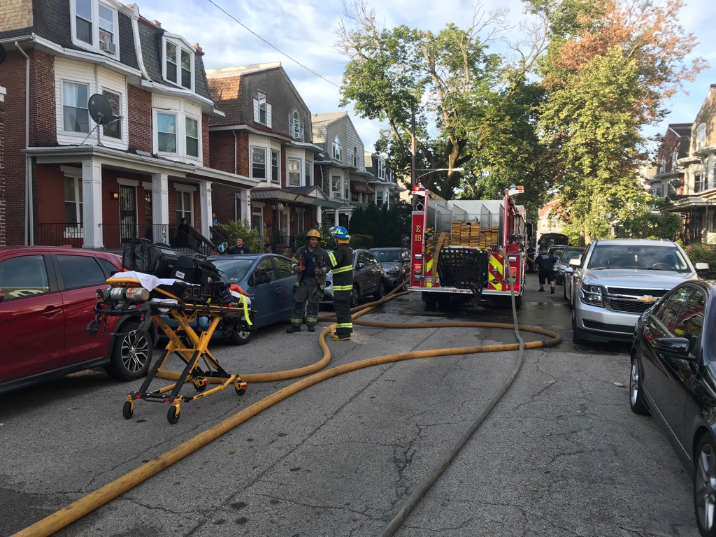 2nd Alarmers on location at  Pamona & Cherokee St providing rehab support at this dwelling fire