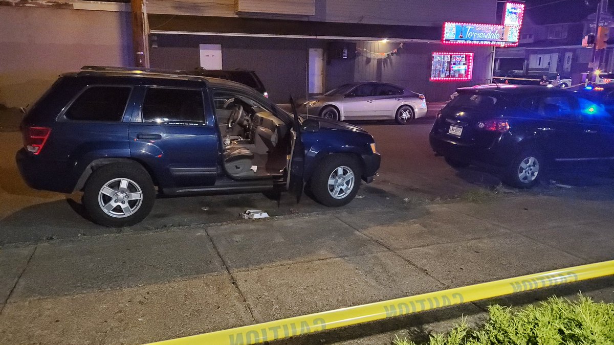 Male shot in the face near Torresdale/Hellerman. Rushed to hospital in extremely critical condition. Vehicle opened fire with at least 20 shots discharged toward victim