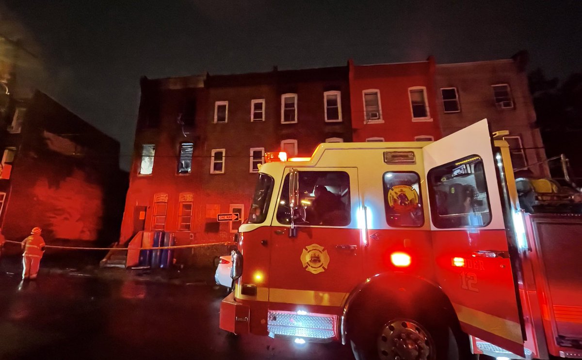 Fatal fire:  A man died in a fire on the 2600 block of N.16th in North Philadelphia.   @PhillyFireDept officials say there's an illegal electrical hookup, but they aren't sure yet what caused the fire