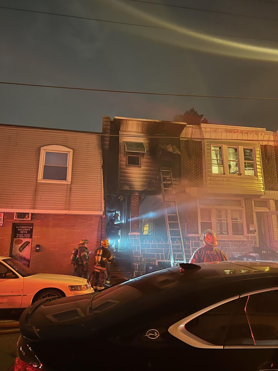 2nd Alarmers on location at Tacony & Margaret St providing rehab support at this dwelling fire