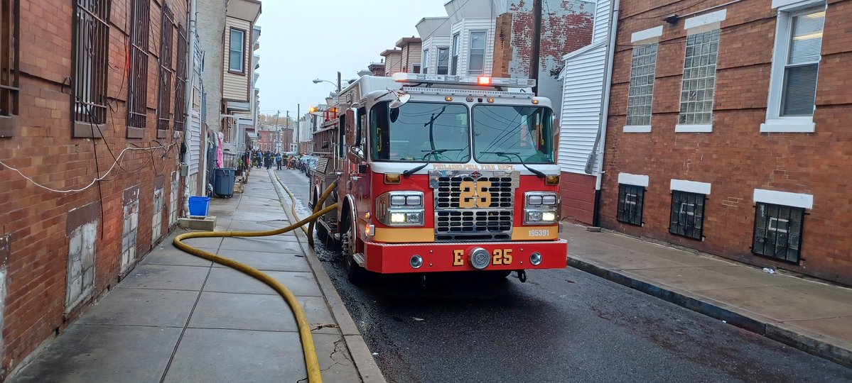 2nd Alarmers early this morning responded to this dwelling fire at F St & Clearfield St providing rehab support