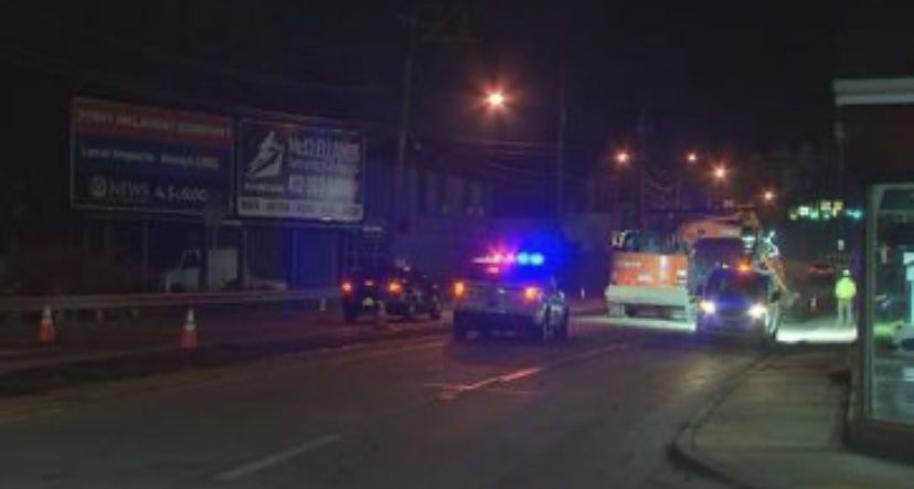 Pittsburgh Police are working to track down a driver who they say hit a construction zone flagger last night in Overbrook. The flagger is expected to be okay. Police have not released a description of the car