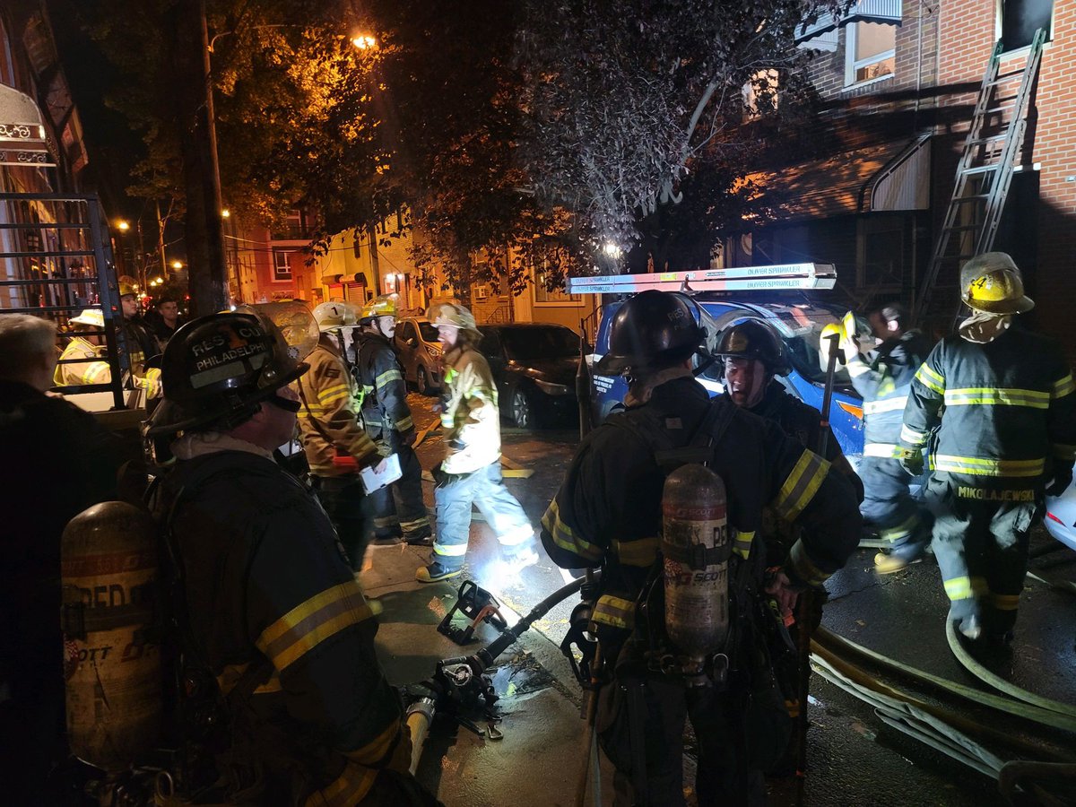 2nd Alarmers on location 1800 Fernon St providing rehab support at this under control dwelling fire