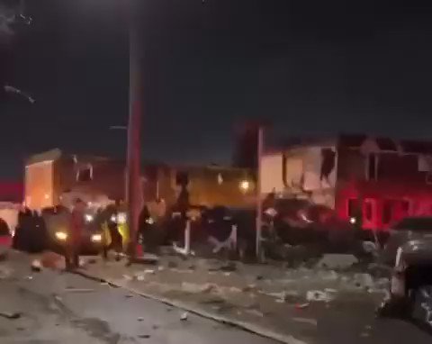 Massive Explosion destroys multiple homes in Philadelphia. Currently multiple Emergency crews are on scene to a massive explosion that has flattened four homes after suspected gas leak occurs. 2 injuried.