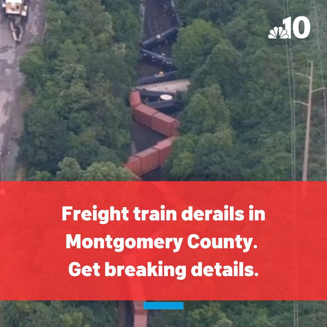 More about the MontcoPA freight train derailment that has left roads closed and people being told to evacuate from nearby